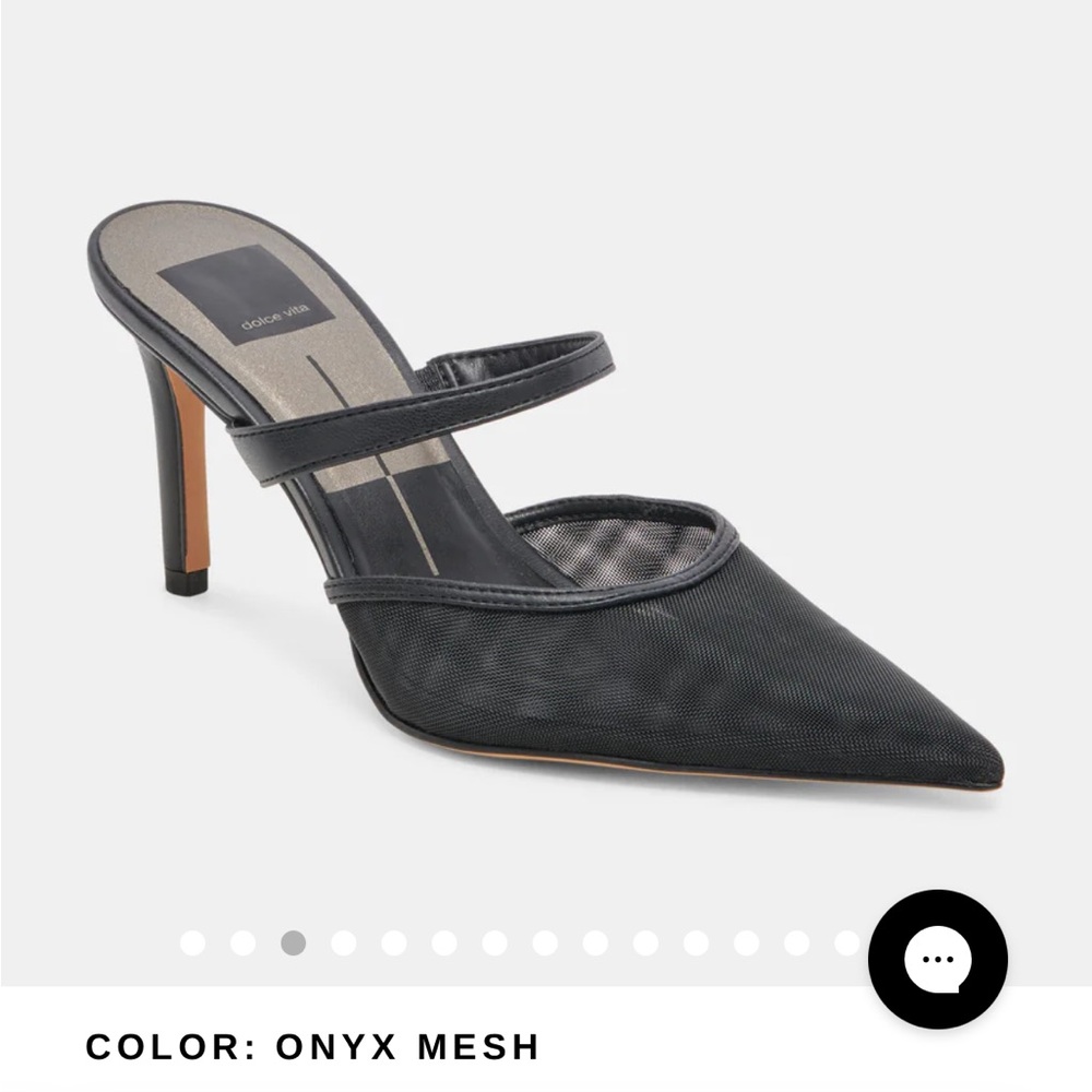 NWT Dolce Vita Mesh Katik Heel Black Onyx size 9